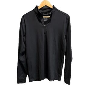 Truewerk Black B2 Quarter Zip Men's Performance Pullover Sweater Size Medium